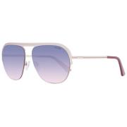 Roségouden Aviator Zonnebril Guess , Yellow , Unisex