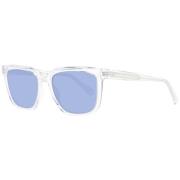 Witte herenzonnebril vierkant blauw Guess , White , Unisex