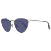 Zilveren Dames Cat Eye Zonnebril Max Mara , Gray , Unisex