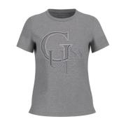 Grijze Dames T-shirt Guess , Gray , Dames