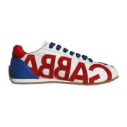 Logo Casual Sneakers Multicolor Leer Dolce & Gabbana , Multicolor , Da...