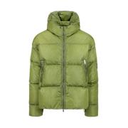 Warme Gewatteerde Jas met Capuchon Iceberg , Green , Heren