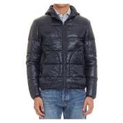 Blauwe Pufferjas Licht Warm Herno , Blue , Heren