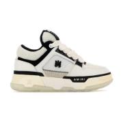 Witte Mesh Leren Sneakers Amiri , White , Dames