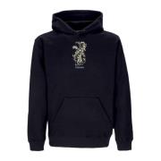 Zwarte hoodie met kangoeroezak Iuter , Black , Heren