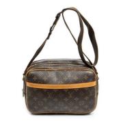 Pre-owned Canvas louis-vuitton-bags Louis Vuitton Vintage , Brown , Da...