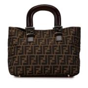 Pre-owned Canvas totes Fendi Vintage , Brown , Dames