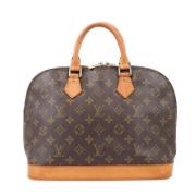 Pre-owned Leather handbags Louis Vuitton Vintage , Brown , Dames