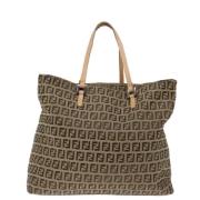 Pre-owned Canvas fendi-bags Fendi Vintage , Beige , Dames