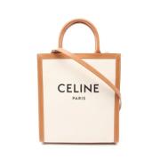 Pre-owned Leather celine-bags Celine Vintage , Beige , Dames