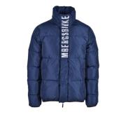 Luxe Leren Schoudertas met Meerdere Compartimenten Bikkembergs , Blue ...