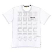 Snel Logo Tee Wit T-Shirt Iuter , White , Heren