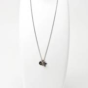 Pre-owned Metal necklaces Louis Vuitton Vintage , Gray , Dames