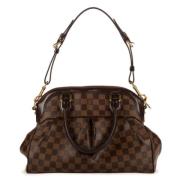 Pre-owned Canvas handbags Louis Vuitton Vintage , Brown , Dames