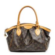 Pre-owned Canvas handbags Louis Vuitton Vintage , Brown , Dames