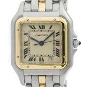 Pre-owned Stainless Steel watches Cartier Vintage , Gray , Dames