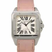 Pre-owned Stainless Steel watches Cartier Vintage , Beige , Dames