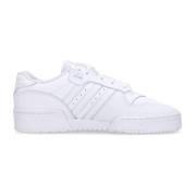 Lage Leren Sneaker Cloud White Adidas , White , Heren