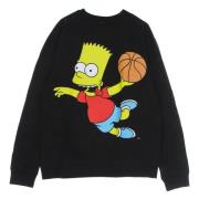 The Simpsons Crewneck Sweatshirt Zwart Market , Black , Heren