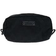 Pre-owned Canvas clutches Gucci Vintage , Black , Dames