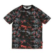 Glitch Camo Tee T-Shirt Dolly Noire , Multicolor , Heren