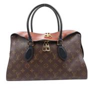 Pre-owned Leather handbags Louis Vuitton Vintage , Brown , Dames