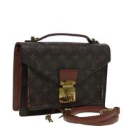 Pre-owned Canvas louis-vuitton-bags Louis Vuitton Vintage , Brown , Da...