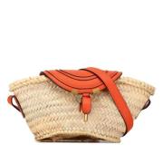 Pre-owned Raffia crossbody-bags Chloé Pre-owned , Beige , Dames