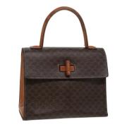 Pre-owned Leather handbags Celine Vintage , Brown , Dames