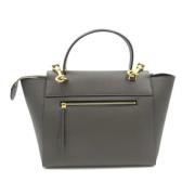 Pre-owned Leather celine-bags Celine Vintage , Gray , Dames