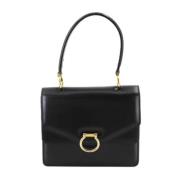 Pre-owned Leather handbags Celine Vintage , Black , Dames