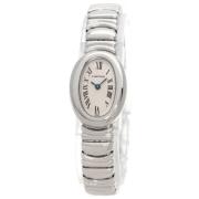 Pre-owned White Gold watches Cartier Vintage , White , Dames