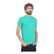 Groen T-shirt met korte mouwen en logoband Dsquared2 , Green , Heren