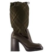 Leather boots Burberry , Multicolor , Dames