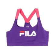 Paarse Frog Tillandsia Dames Top Fila , Purple , Dames