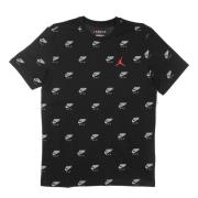 Gedrukte Crew Tee Rood/Zwart/Wit Jordan , Black , Heren