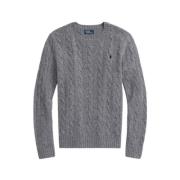 Julianna Battalion Grey Heather Trui Ralph Lauren , Gray , Dames