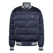 Blauwe Bomberjack met New York Detail Tommy Hilfiger , Blue , Heren