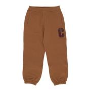 Bruine Fleece Trainingsbroek Elastische Taille Carhartt Wip , Brown , ...