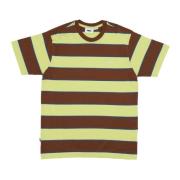 Sepia Multi Ranking Tee Katoenen T-shirt Obey , Multicolor , Heren