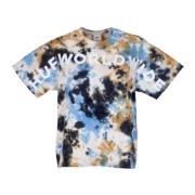 Ontspannen Tee Blauw Dames T-shirt HUF , Multicolor , Heren