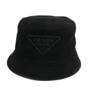 Pre-owned Canvas hats Prada Vintage , Black , Heren