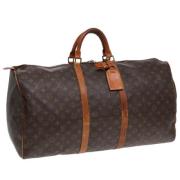 Pre-owned Canvas travel-bags Louis Vuitton Vintage , Brown , Dames