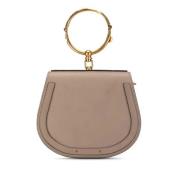 Pre-owned Leather handbags Chloé Pre-owned , Beige , Dames