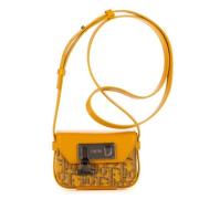 Pre-owned Canvas shoulder-bags Dior Vintage , Yellow , Dames