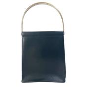 Pre-owned Leather handbags Cartier Vintage , Black , Dames