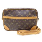 Pre-owned Fabric louis-vuitton-bags Louis Vuitton Vintage , Brown , Da...