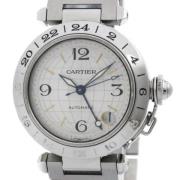 Pre-owned Stainless Steel watches Cartier Vintage , Gray , Dames