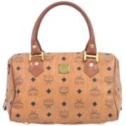 Pre-owned Canvas handbags MCM Pre-owned , Brown , Dames