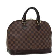 Pre-owned Canvas handbags Louis Vuitton Vintage , Brown , Dames